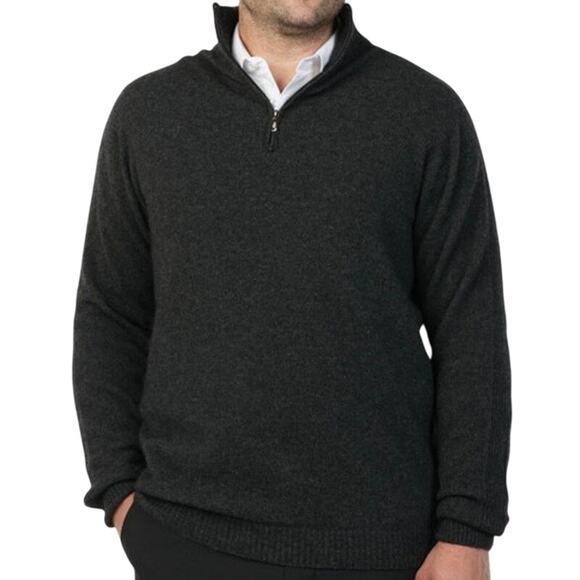 Native World New Zealand Light Possum Merino Wool Silk Zip Neck Sweater Size L - Picture 1 of 10